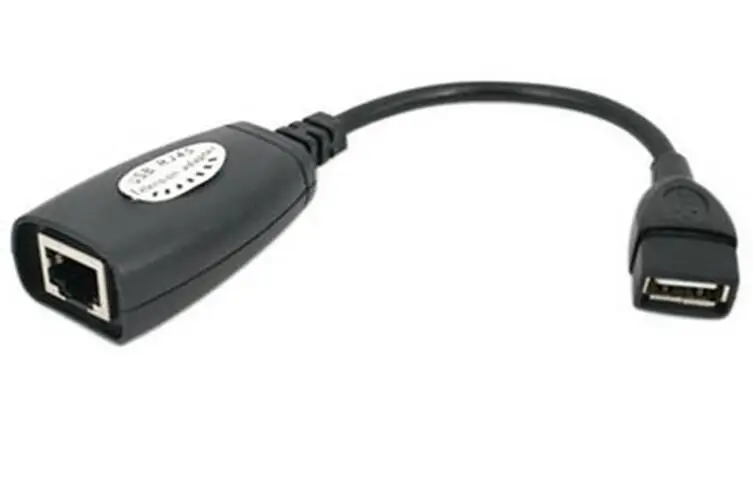 LBSC 150Ft USB 2.0 to RJ45 Lan Extension Extender Adapter Over Cat5/Cat5e /Cat6 Cable Color Black | Компьютеры и офис