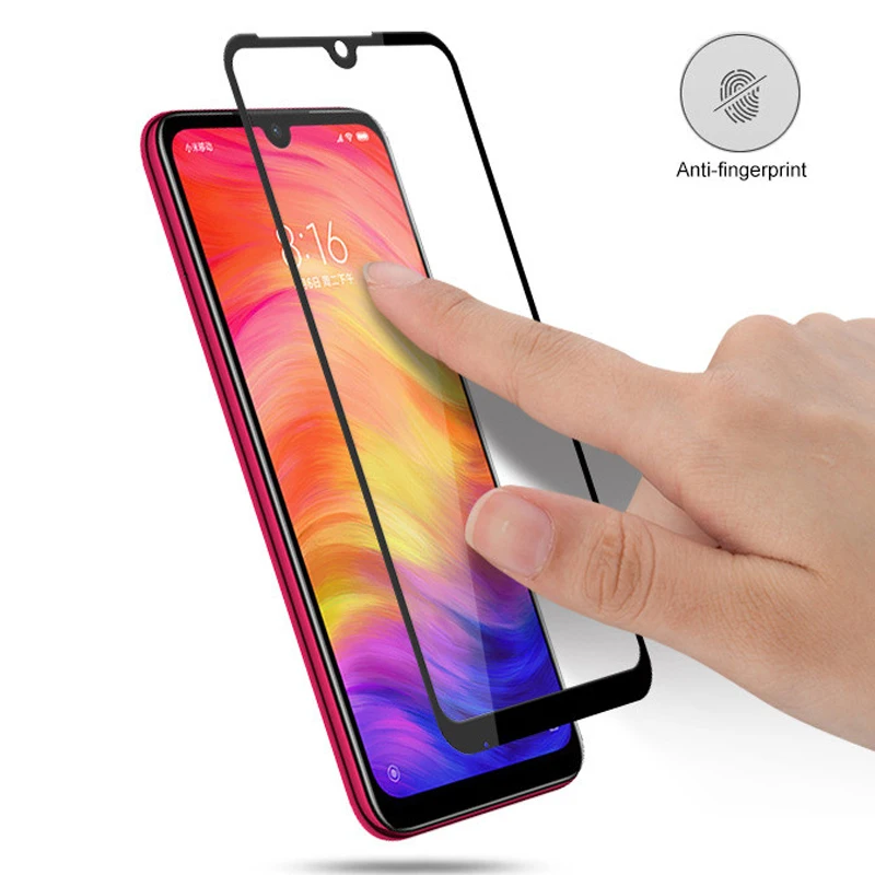 Для Xiaomi Redmi Note 7 закаленное стекло полная защита экрана Крышка для Redmi note 7 Pro Защитная стеклянная пленка для экрана