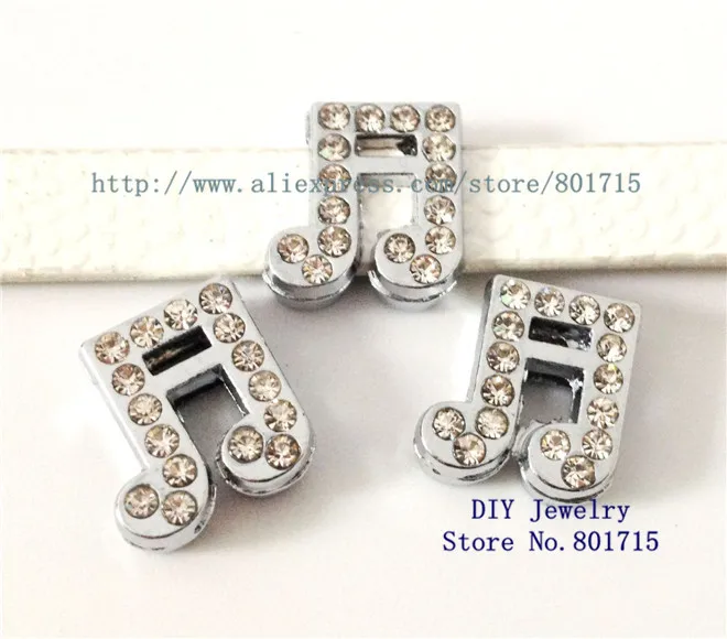 Оптовая продажа 100 шт. подвеска слайдер музыкальный дизайн внутренний диаметр: 8