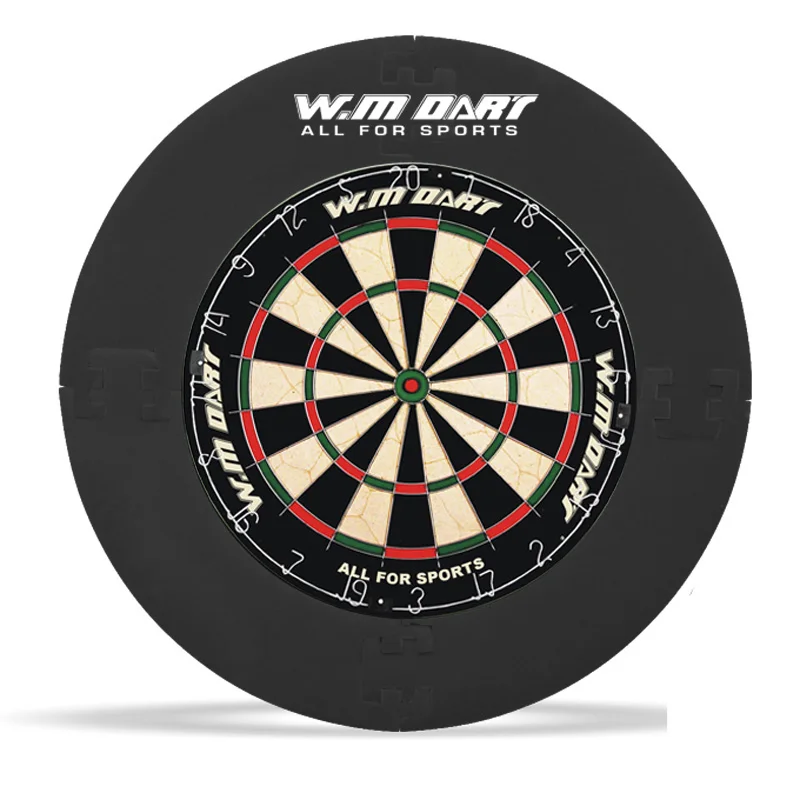 Board with protector WINMAX Лучшее качество 18 дюймов Круглая проволочная система профессиональная щетиная сизальная Дротика доска для игры в матч с набором наконечник для Дротика, сталь - Цвет: Board with protector