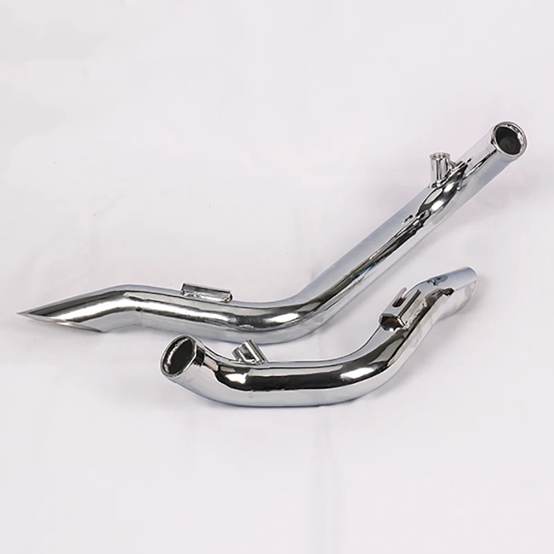 Chrome for Harley 1,7" мотоциклетные стальные выхлопные трубы для Harley Softail Sportster 883 1200 под заказ Forword управление Dyna Touring Electra Glide - Цвет: Chrome for Harley