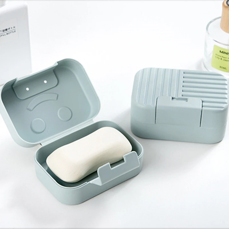 Мыльница с крышкой для путешествий портативный контейнер уплотнения мыльница