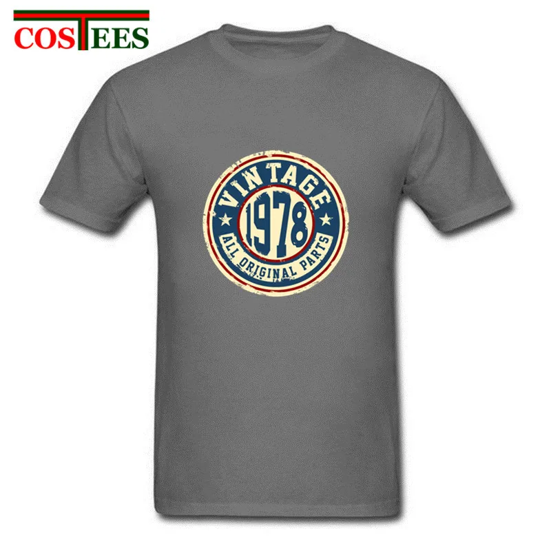 3 Camisetas Ретро Классический 40-й подарок на день рождения Винтаж 1978 все оригинальные части футболки мужские повседневные Удобные Хлопковые футболки на заказ - Цвет: 3