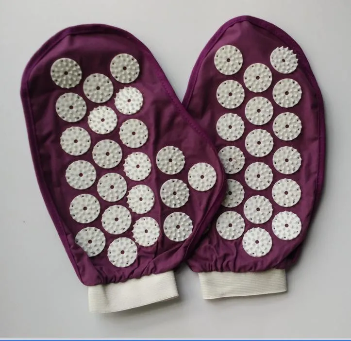 

2 pcs/lot Acupuncture Massager Hand Hold Fully Body Massager Acupressure Spike Needle Stress Pain Relief GLove
