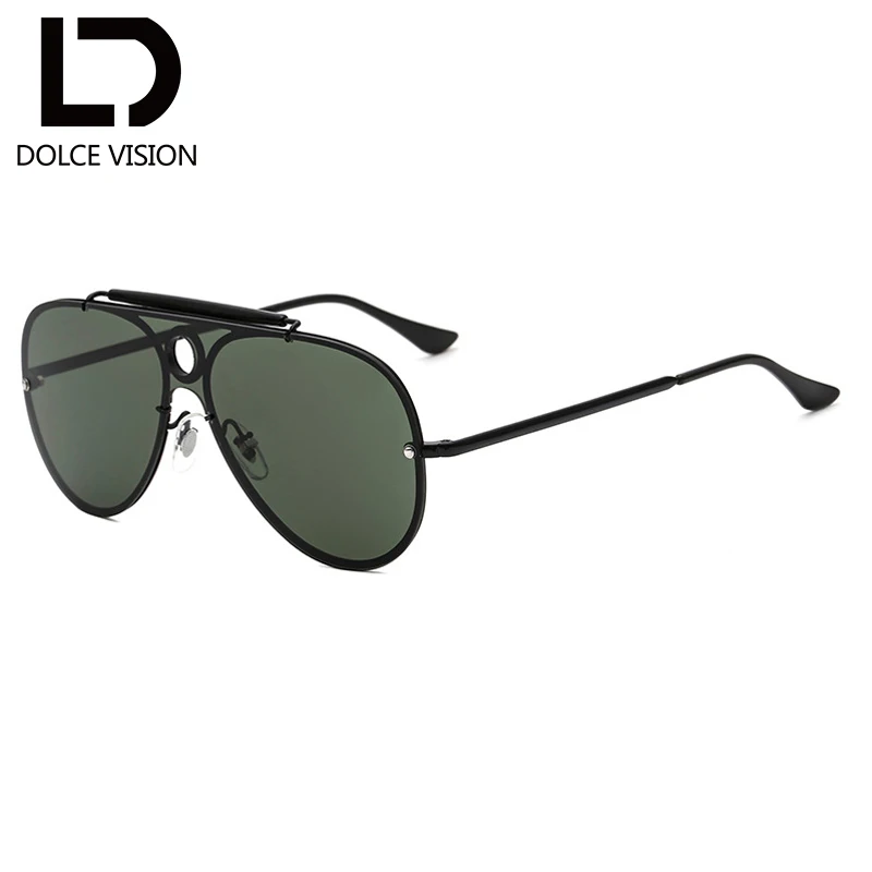 Dolce vision прозрачный солнцезащитные очки-авиаторы очки без оправы солнцезащитных
