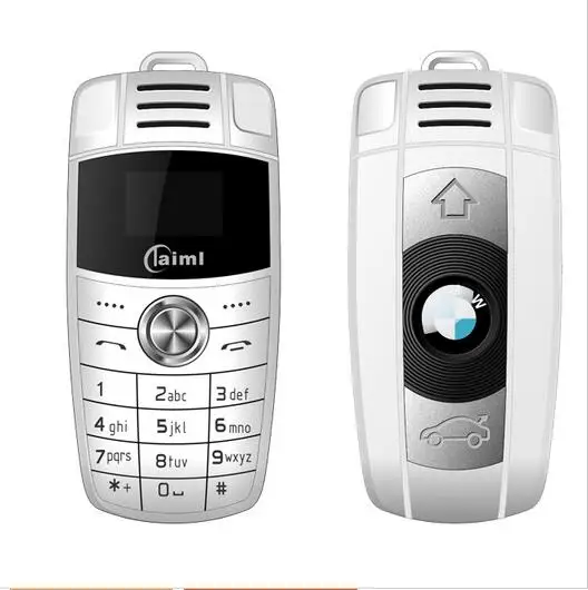 white Мини X6, милый Автомобильный ключ, мобильный телефон, две sim-карты, волшебный голос, Bluetooth, набор номера, Поддержка русской клавиатуры, MP3 рекордер, детский мобильный телефон - Цвет: white