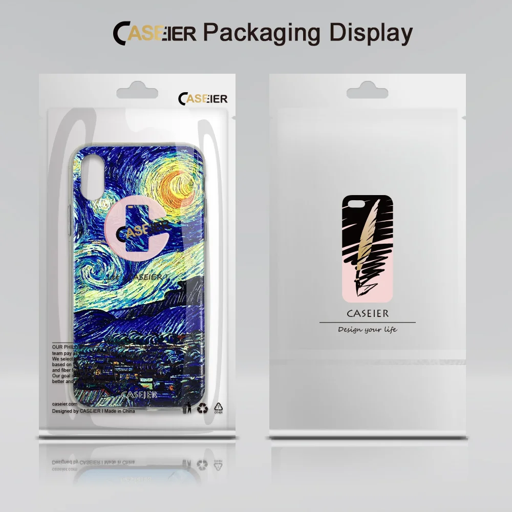 Caseier роспись чехла для телефона Samsung Galaxy S6 S7 edge S8 Plus Note 8 Чехол Ван Гог Звездная ночь