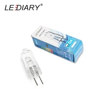 lediary 40pcs dimmable halogen g4 bulb 12v 10w 20w 35w clear jc type tungsten for chandelier lamp each bulb with an inner box