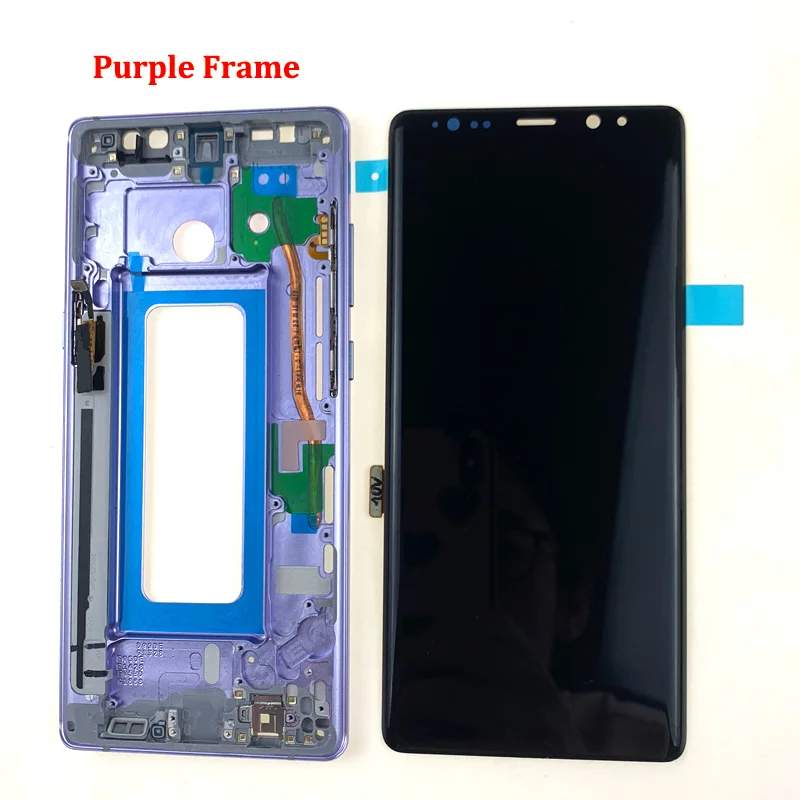 Для SAMSUNG Galaxy Note8 lcd N950 N950F с рамкой Super AMOLED дисплей сенсорный экран Запасные