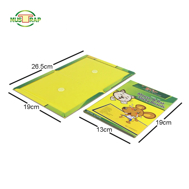 Pest Control Mouse Sticky Board Paper Glue Mice Catcher Rat Trap Non-toxic Environmentally Products | Дом и сад