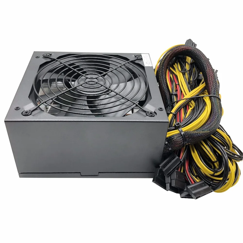 1800 Вт ПК блок питания ATX Miner блок питания для ATX шахтерской машины Поддержка 6 шт. видеокарты GPU Miner Antminer
