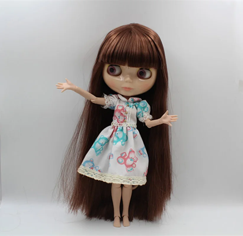 Бесплатная доставка шарнирная Детская кукла Обнаженная Blyth подарок на день