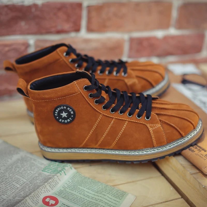 Мужские хип-хоп бархатные туфли мужские осенние ботинки рабочая обувь для