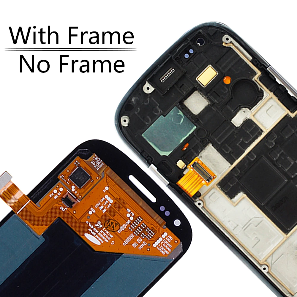 Супер AMOLED 4 0 дюйма 100% протестированный для SAMSUNG Galaxy S3 Mini i8190 i8190N i8195 сенсорный ЖК