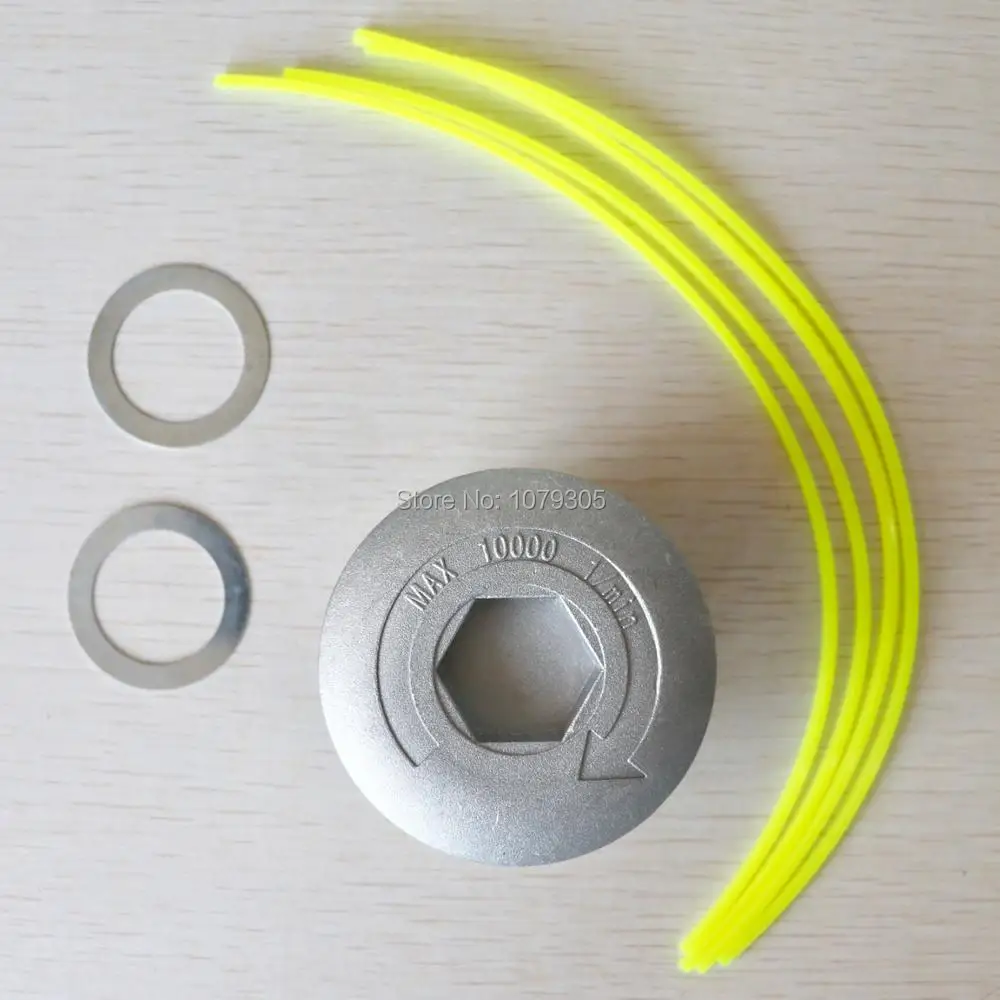 

Aluminium Trimmer head With 4 Lines brush cutter Head grass cutting weed eater line head