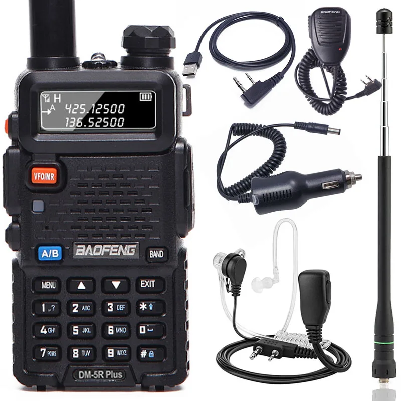 add as picture Baofeng DM-5R plus цифровая рация DMR Tier1 Tier2 Tier II Dual Time slot цифровая/аналоговая VHF/UHF двухстороннее радио - Цвет: add as picture