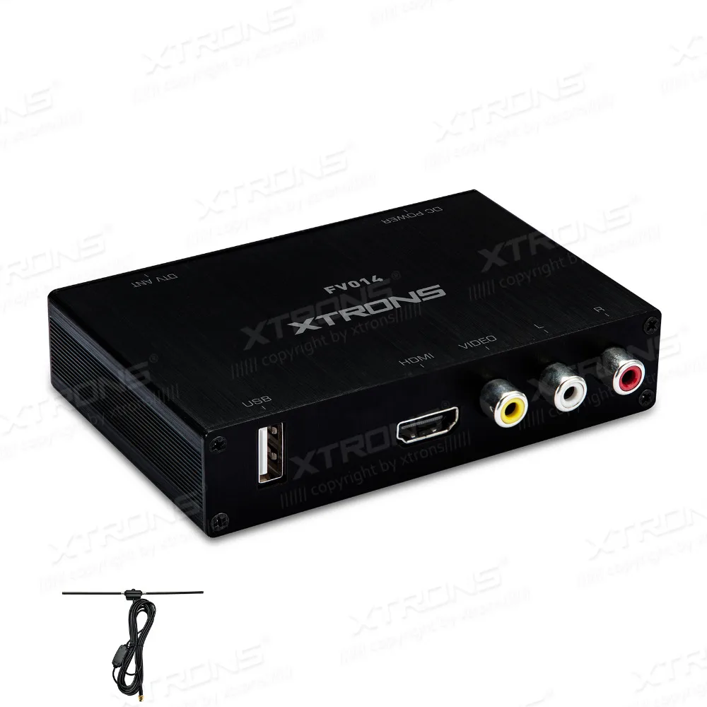 XTRONS FV014/Автомобильный цифровой DVB T/T2 Freeview ТВ тюнер/тройной