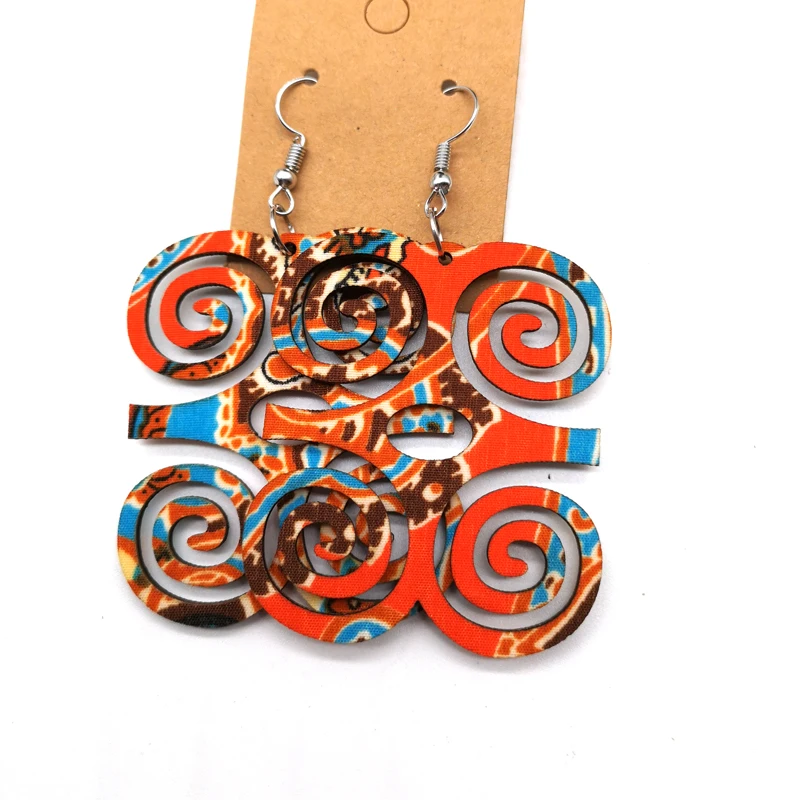 Тканевые серьги в виде символов разные цвета|symbol earrings|adinkra earringsfabric earrings |