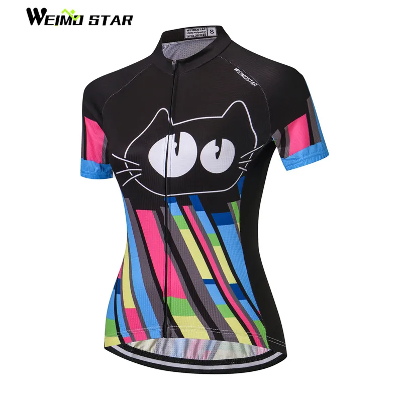 Weimostar 2019 черная велосипедная Джерси женская одежда для велосипеда велосипедный