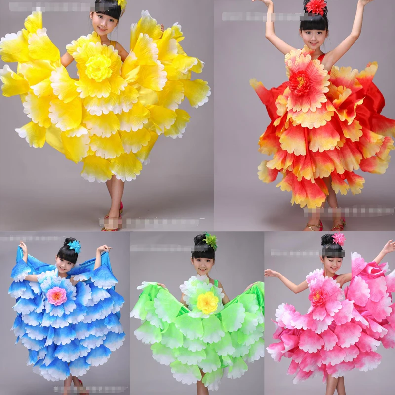 Детские Испанские костюмы танцовщицы сексуальный танец фламенко нарядное