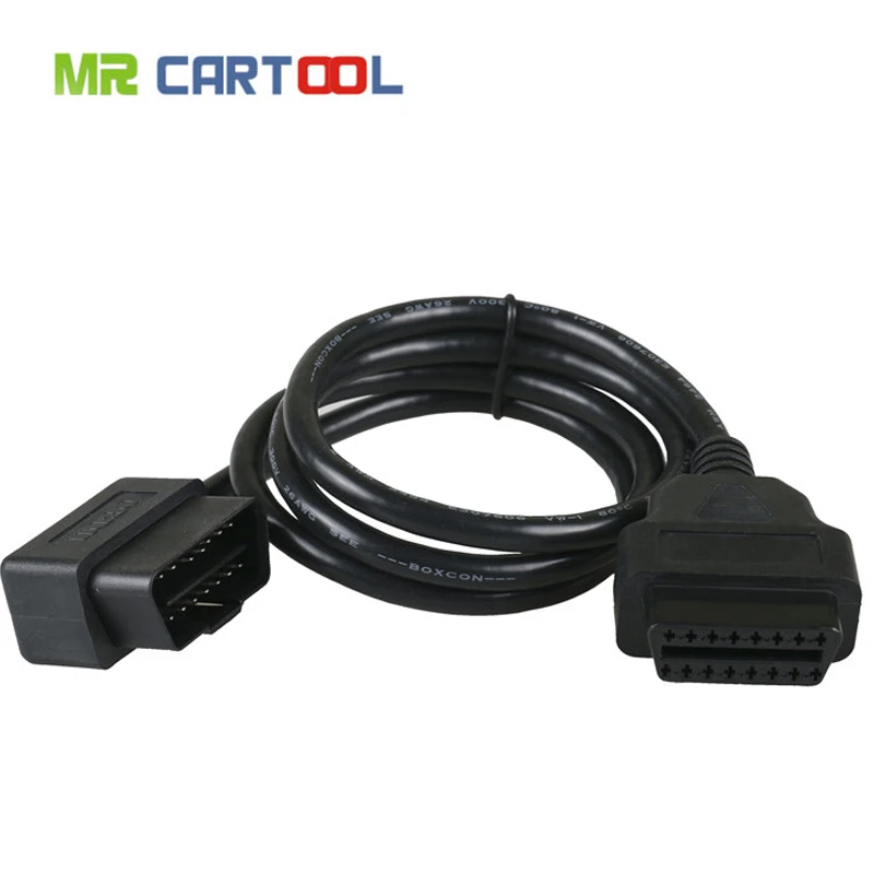 Высокое качество! 100 см OBDII OBD2 16pin мужчин и женщин удлинитель шнура адаптер