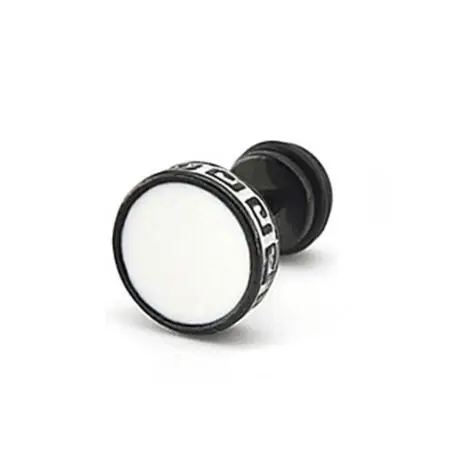 Black color 1 шт унисекс штанга титановая сталь мужские серьги панк антиаллергенные Серьги Для Пирсинга Ушей мужские модные ювелирные изделия лучшие подарки - Окраска металла: Black color