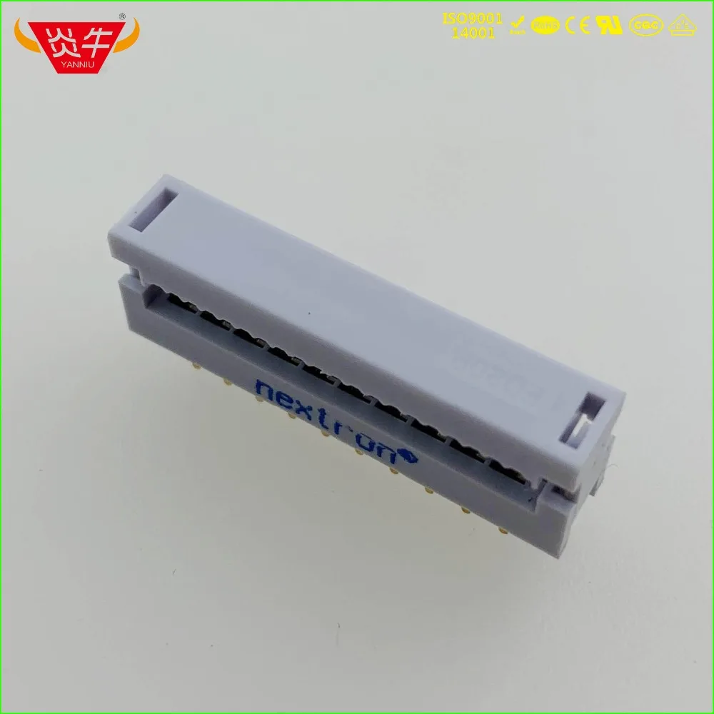 Штепсельная Вилка 20PIN 2*10P 2 54 мм разъем IDC коннекторы ISP JTAG для плоского ленточного
