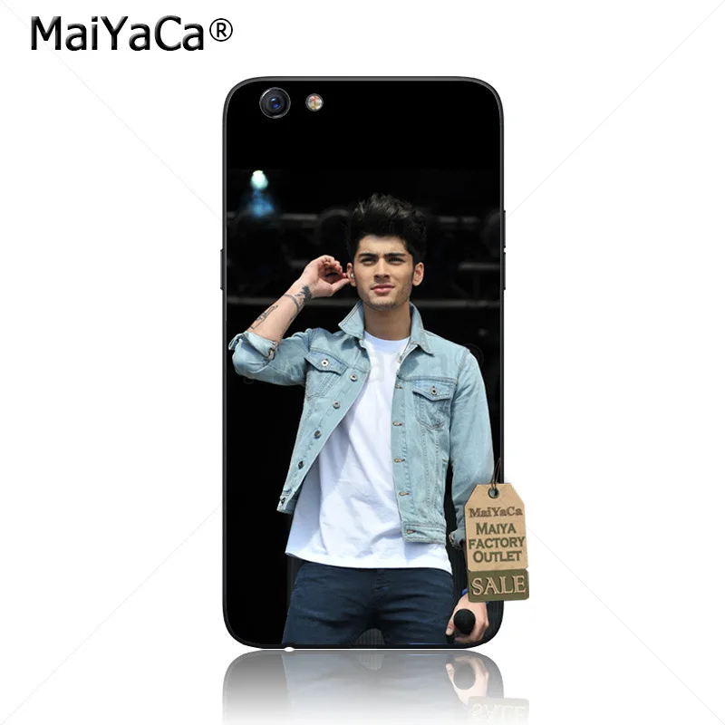 Черный чехол для телефона из ТПУ MaiYaCa Zayn Malik OPPO R9s R9 R11 PLUS vivo X9 X20 | Мобильные телефоны