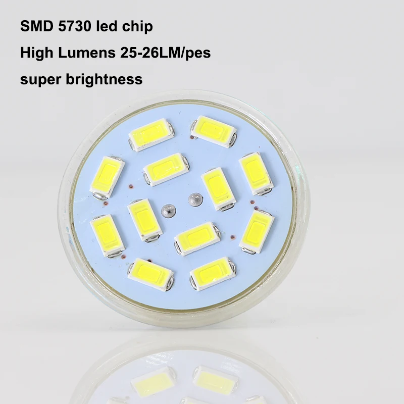 Joneaz 1X lampara led 12 В лампа MR11 прожектор 3 Вт стеклянная чашка маленький размер 5730