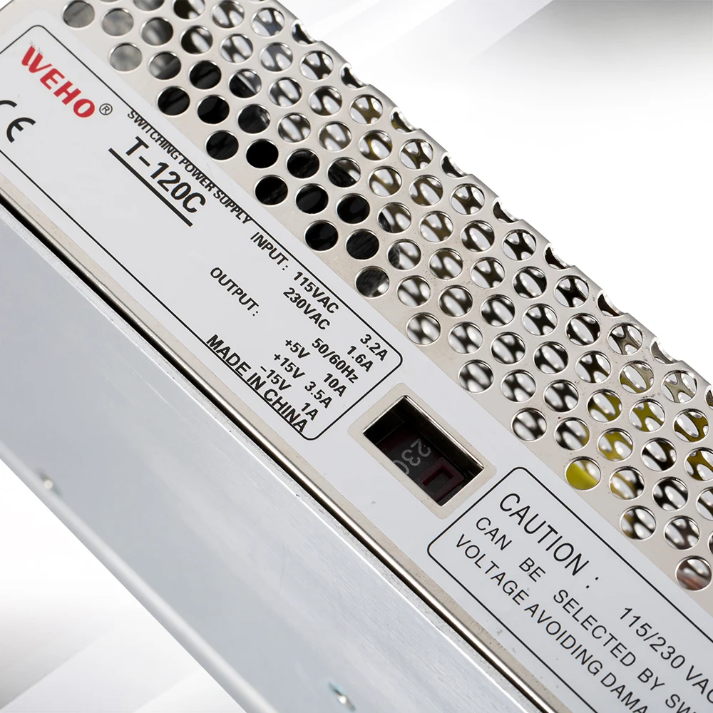 (T-120D) тройной выходной переключатель переменного и постоянного тока 5 В 12 24