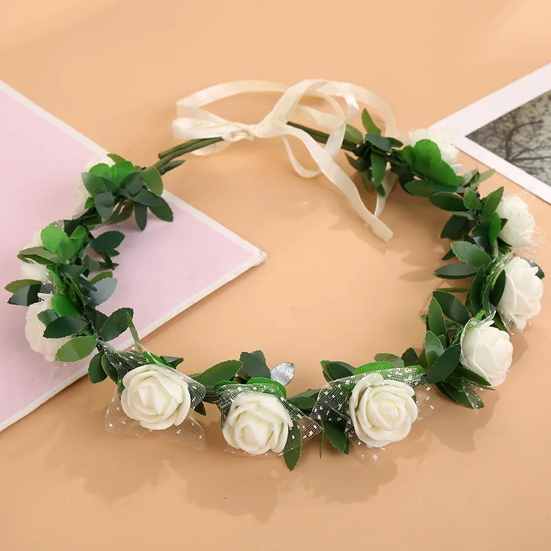Yk 0010 нежный DIY моделирования цветочный венок Цветочная корона головной убор и