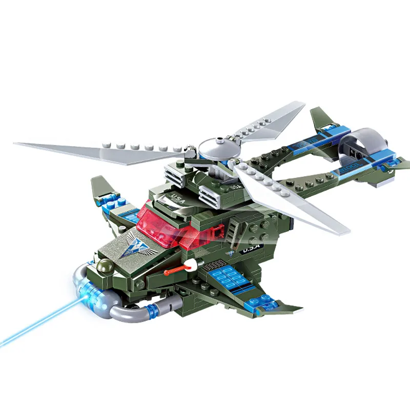 KAZI 81001 251 шт. Red Alert серии cryocopter военные США flash заморозить самолет строительные