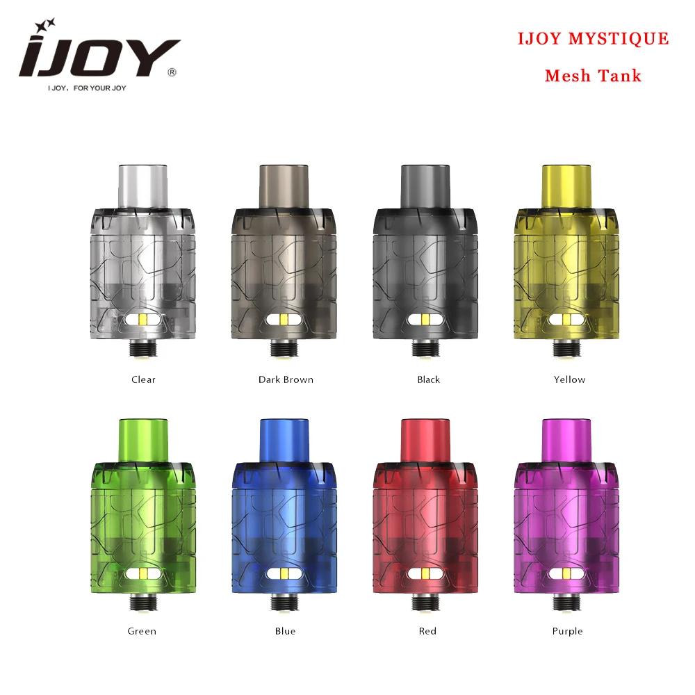 3 шт./лот IJOY MYSTIQUE сетчатый бак распылитель мл емкость и топ многоразового