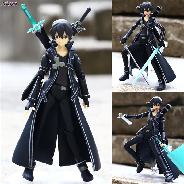 Экшн фигурки из ПВХ SAO Kirigaya Kazuto аниме Sword Art Online II 15 см|figure action|figure 8 power leadfigure bust |