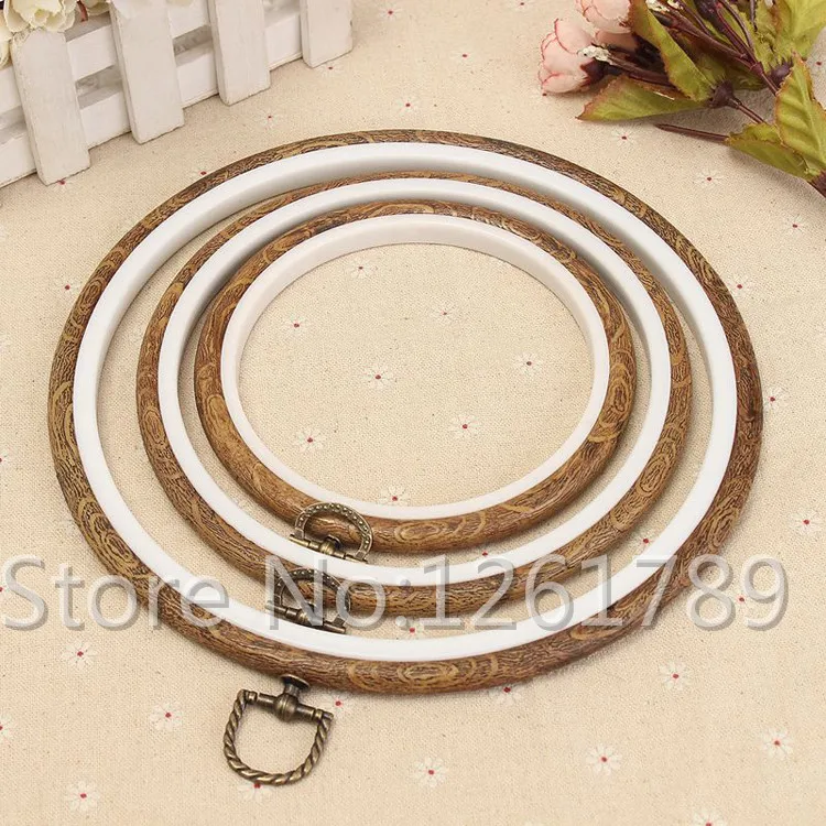 Кольцо с имитацией дерева для вышивки крестиком в стиле ретро кольцо круглая