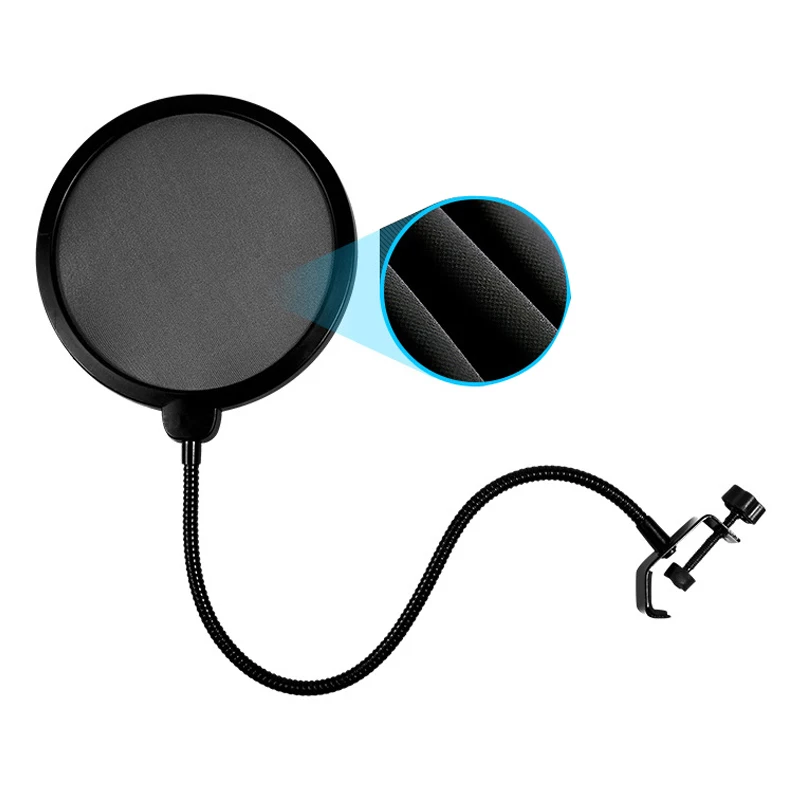 Double Layer Studio Microphone Mic Wind Screen Filter/ Swivel Mount / Mask Shied For Speaking Recording Hot | Электроника