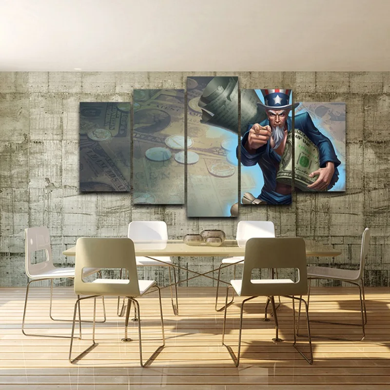 

Framed wall art pictures Artistic Print Drawing on Canvas Spray Painting Decoration Printed Home Decor Poster Animation AE0334