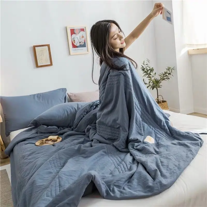 GraspDream новое однотонное мягкое Стёганое одеяло детское постельное белье для