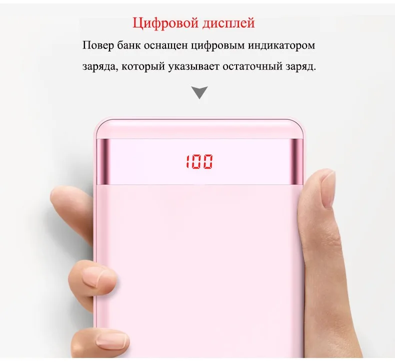 Yoobao P20000L внешний аккумулятор с двойными выходами/входами повербанк 20000mAh портативная зарядка пауэр банк для телефонов и планшетов