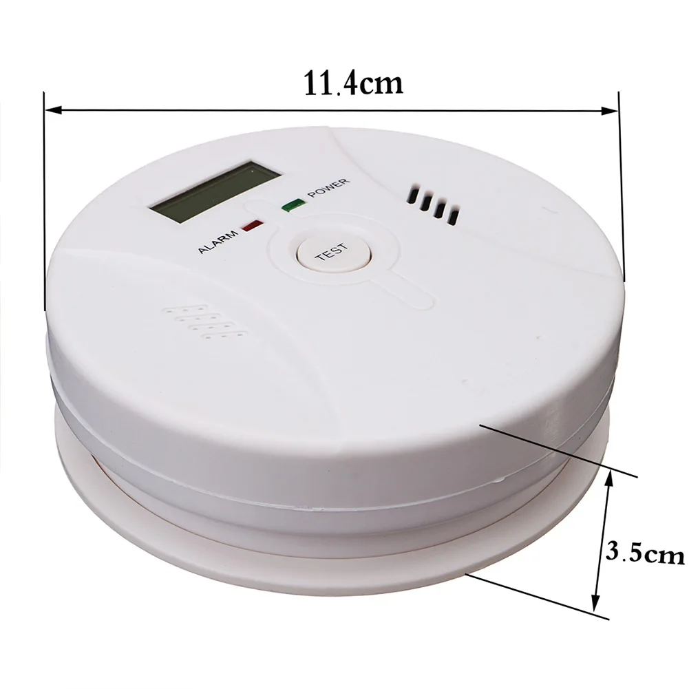 

Hot Sale 2 In 1 Combination Carbon Monoxide + Smoke Alarm Battery Operate CO & Smoke Detector
