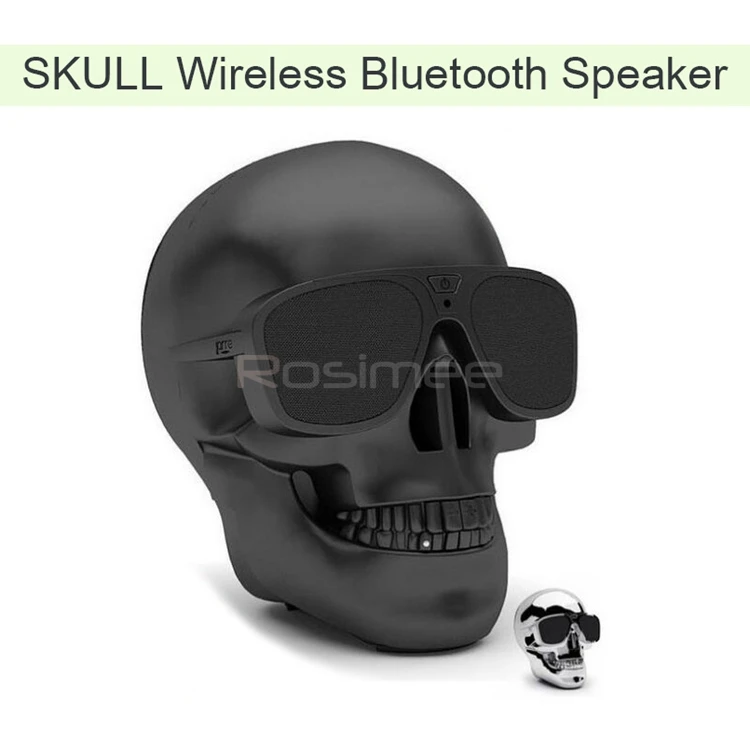 AeroSkull беспроводной Bluetooth динамик солнцезащитных очков динамик в форме черепа мобильный сабвуфер многоцелевой громкоговоритель 4000 мАч батарея дропшиппинг