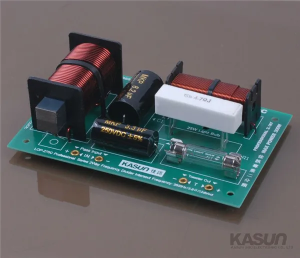 1 шт. 2 полосный кроссовер с делителем частоты LOP 270C твитер/НЧ динамик 300 Вт 5 8ом для