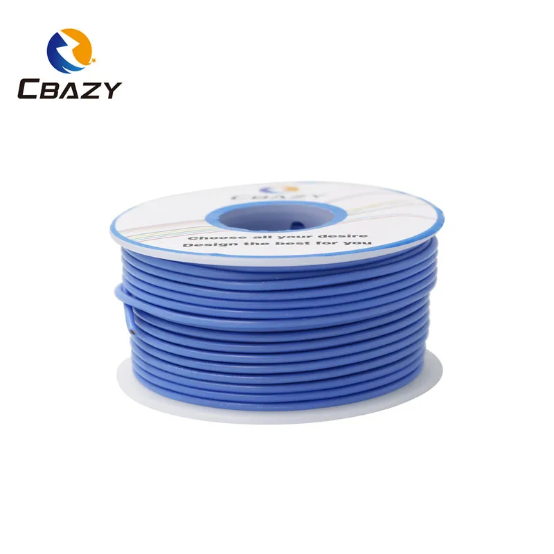 16AWG 8 м гибкий силиконовый провод и кабель Луженая медь провод многожильный 10 цветов доступны DIY внешний диаметр 1,8 мм - Цвет: blue