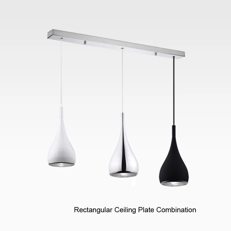 ALHAKIN 3 шт./лот Подвесная лампа в американском стиле алюминиевый диаметр 16 см * h120