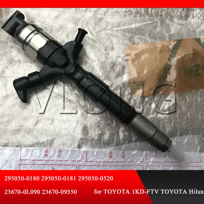 

Genuine New Common Rail Fuel Injectors 295050-0180 295050-0520 23670-0L090 23670-0L110 for TOYOTA Nozzle Hilux Injector