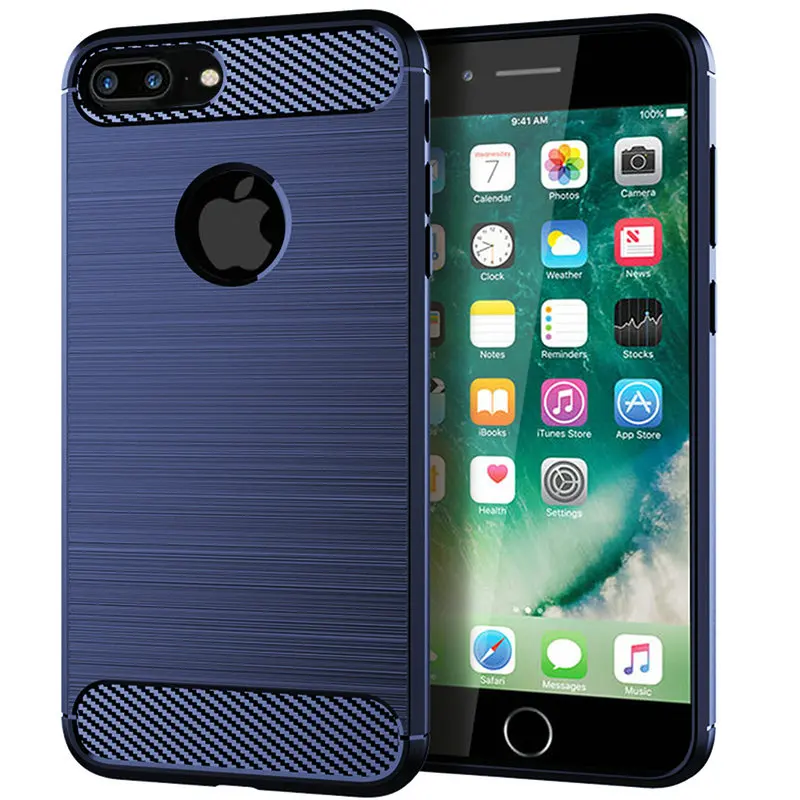 Для Apple iPhone 7 Plus силиконовые панцири бампер противоударный чехол телефонные чехлы