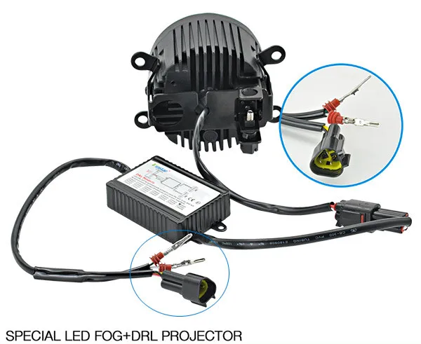 Автомобильные противотуманные фары с чипом Cree 10 Вт лампы для NIssan Sentra NAVARA 2005 TERRANO