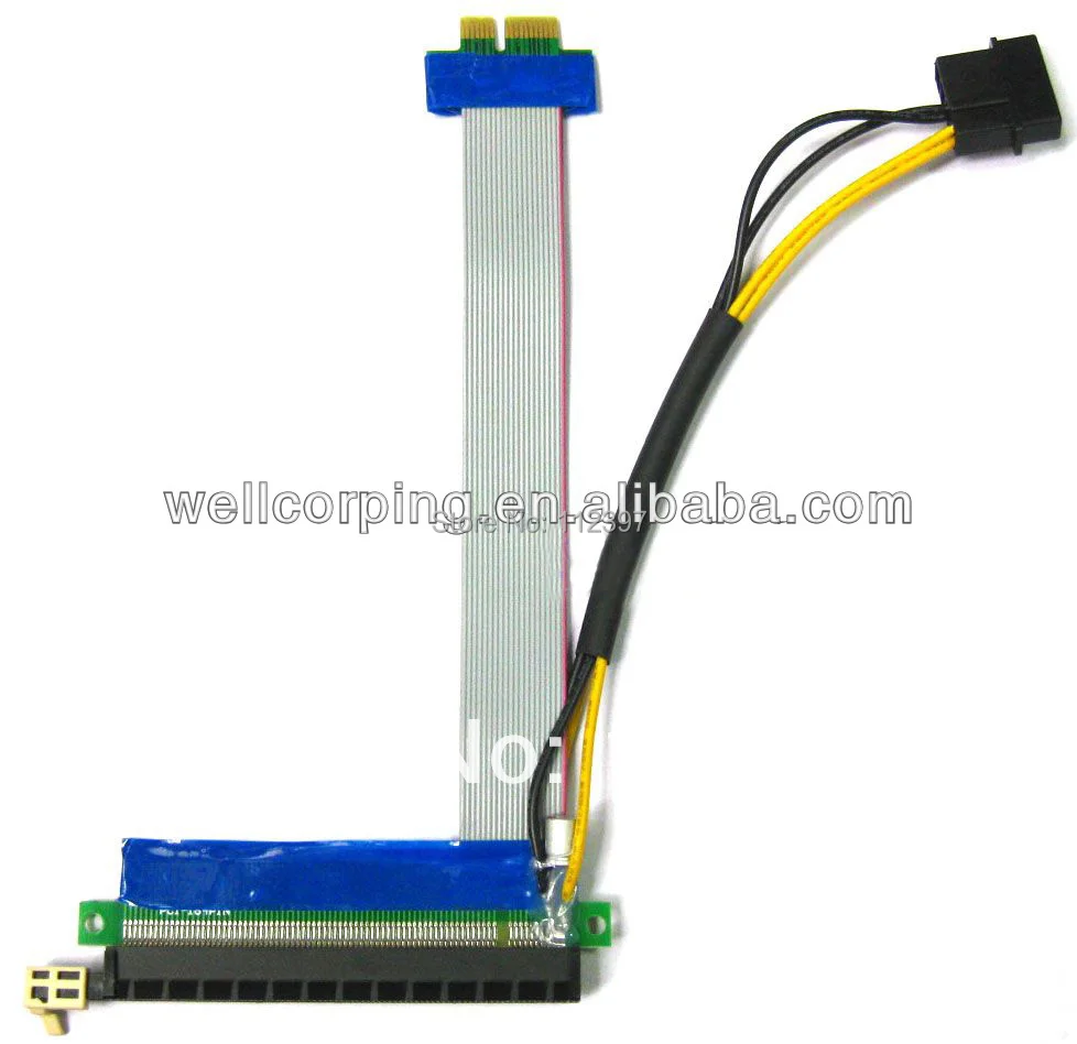

Free shipping! 10pcs/lot PCI-E express1X to 16X Riser Card for Bitcoin mining