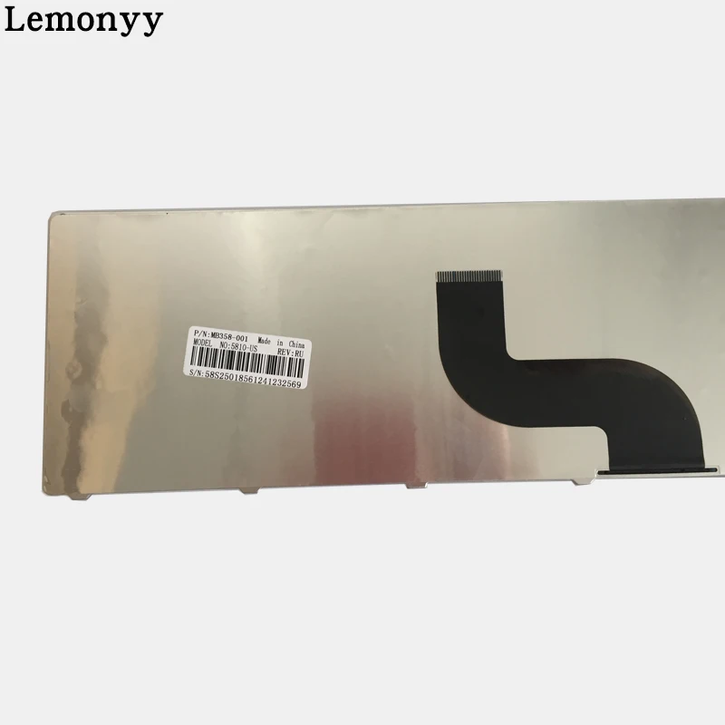 Новая русская клавиатура для ноутбука acer Aspire 5810T 5738 5749 5552 5738ZG 5750G 7750G 5740G Black RU раскладка