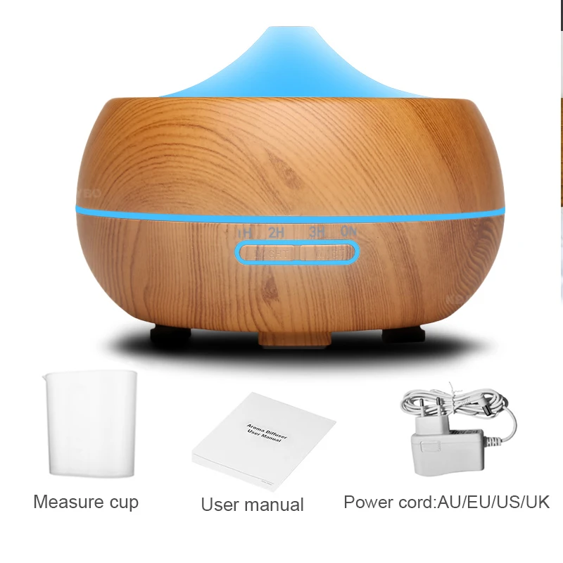 

300ml cold mist humidifier aromatherapy ultrasonic humidifier with 7 color LED